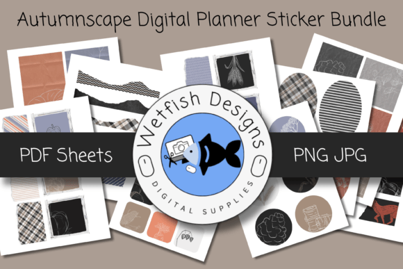Download Autumnscape Digital Planner Bundle - Digital planner bundle Collection