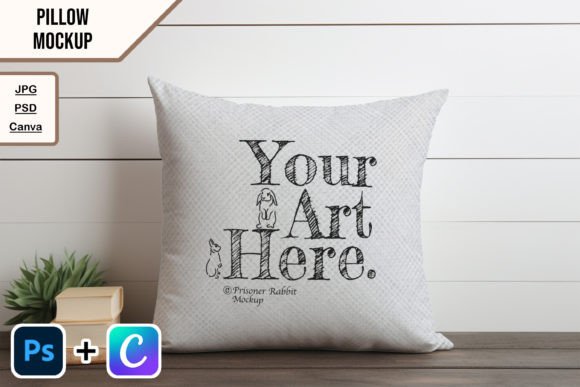 Download Canva Pillow Mockup Easy Drag and Drop - Drag and drop Collection