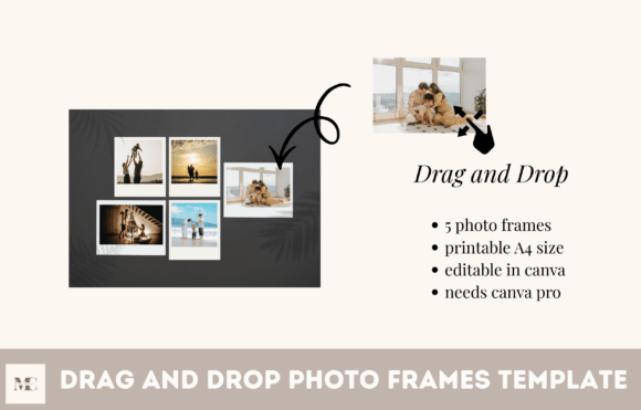 Download Drag and Drop Photo Frame Canva Template - Drag and drop Collection