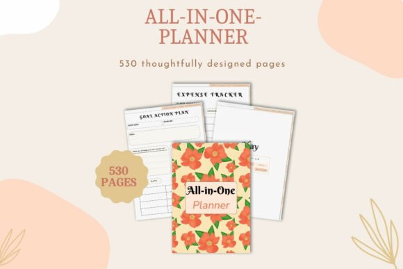 Download Undated Digital Planner Bundle - Digital planner bundle Collection