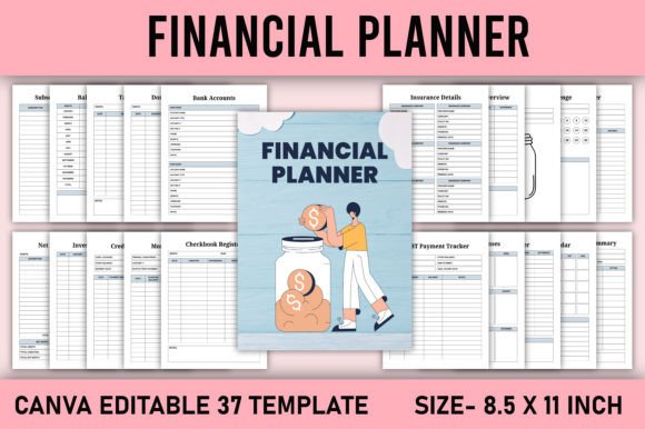 Download Financial Planner Canva Template - Premium Resources